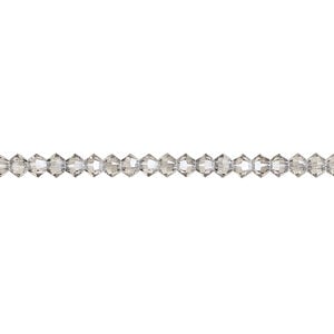 Bead 1pkg1440 crystal urban grey, Swarovski&reg;, 3mm XILION bicone 5328
