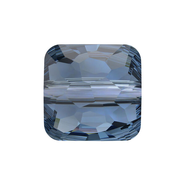 Bead 1pkg288 Montana, Swarovski®, 6mm puffed square 5035 image number 0