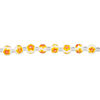 Bead, glass 1pkg8, multicolored, 10mm hand-painted round. image number 1