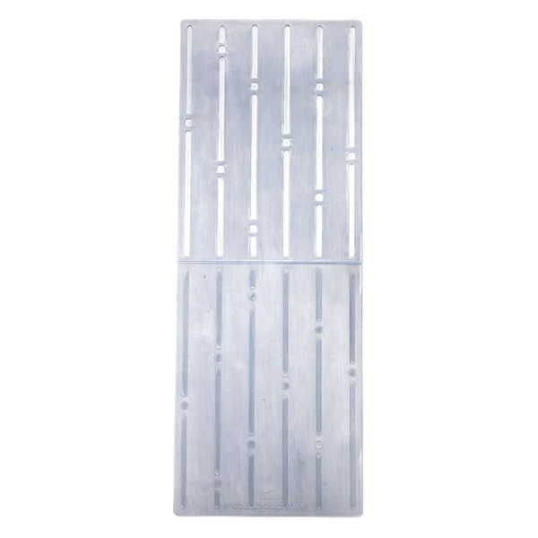 Embosser folder, QuicKutz®, blue, 5-3/4 x 4-1/4 inch rectangle with dot and line designs, A2 series. Sold individually. image number 0
