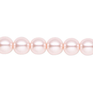 Pearl 1pk rosaline, Celestial Crystal® 8mm round 15.5-16 inch