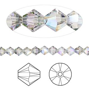 Bead 24pk crystal paradise shine, Crystal Passions® 5mm bicone 5328