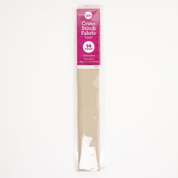 Canvas 1pkg1 cotton, 18x15mm 14-count rectangle, toast image number 0