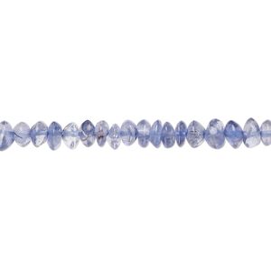 Iolite 1pkg1, hand-cut rondelle bead 15.5-16 inch 3x2mm-5x3mm