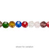 Bead 1pk 32 facets opaque to transparent mixed colors, Celestial Crystal&reg; 6mm round 15.5-16 inch image number 1