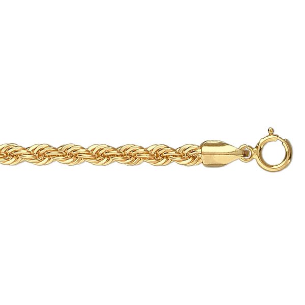 Chain, 14Kt gold-filled, 2.75mm French rope, 18 inches with springring clasp. Sold individually. image number 0