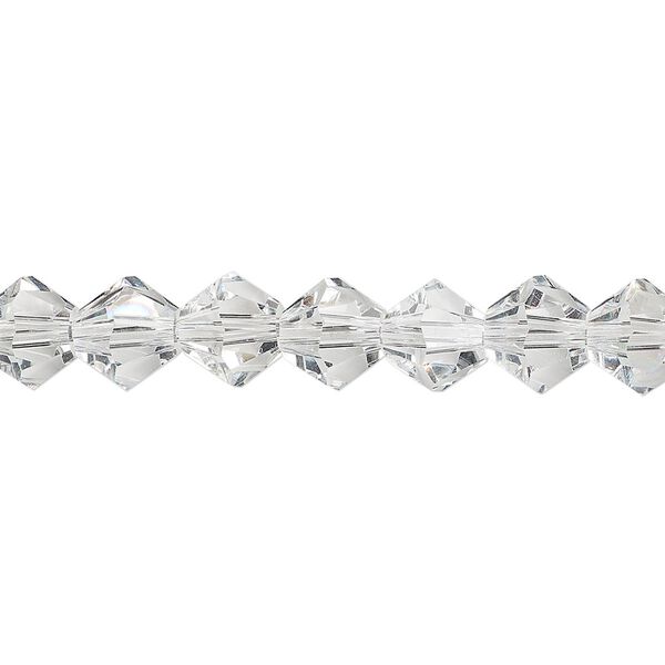 Bead 1pk transparent clear, Celestial Crystal® 8mm bicone 15.5-16 inch image number 0