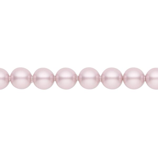Pearl 500pk powder rose, Swarovski® 6mm round 5810 image number 0