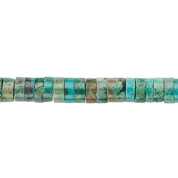 Turquoise 1pkg1, heishi bead 15.5-16 inch 6x3mm image number 0