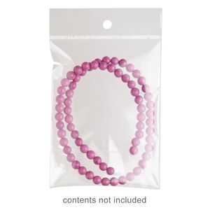 Bag, Clean-Vu®, plastic, clear, 4x3 inches with hole. Sold per pkg of 1,000.