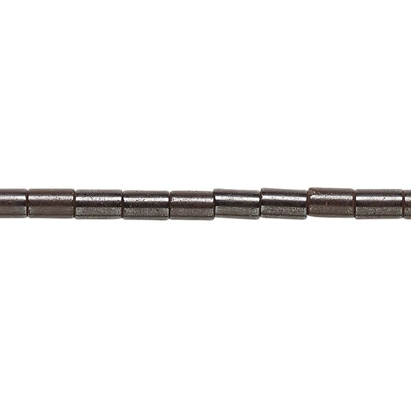 Hemalyke™ 1pkg1, matte round tube bead 15 inch 3x3mm-5x3mm image number 0