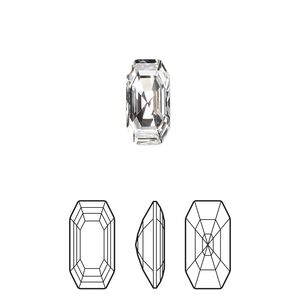 Fancy stone 2pk crystal foil back, Crystal Passions® 12x6mm elongated imperial 4595