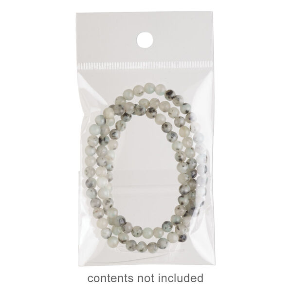 Bag, Clean-Vu®, plastic, clear, 3x2 inches with hole. Sold per pkg of 1,000. image number 0