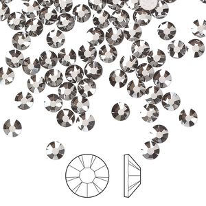 Flat back 1440pk crystal Biarritz foil back, Preciosa MAXIMA Czech crystal hotfix rhinestone 3.8-4mm chaton rose round SS16