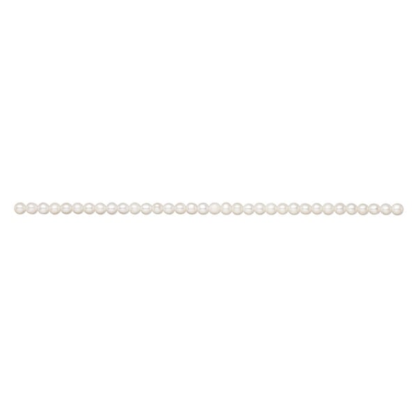 Freshwater pearl 1pkg1, semi-round, 15 inch ivory 6-7mm cultured image number 1