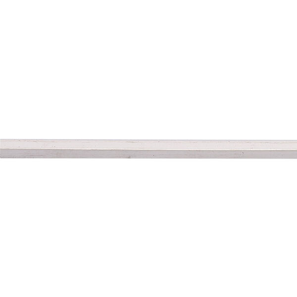 Wire, sterling silver, dead-soft, 3x2mm triangle, 13 gauge. Sold per 1-foot pkg. image number 0