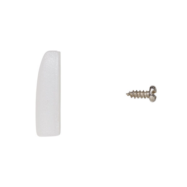 Replacement jaw, EUROTOOL®, nylon and stainless steel, clear. Sold per 2-piece set. image number 0