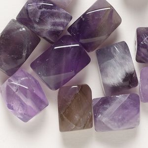 Amethyst 1pkg12, faceted nugget bead natural small