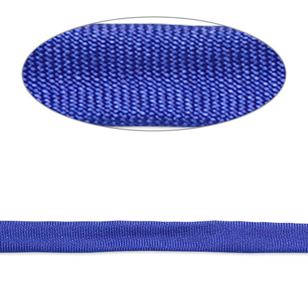 Cord, silk, electra blue, 4mm. Sold per 15-foot spool. image number 0