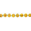 Bead, glass 1pkg8, multicolored, 14mm round with hand-painted flower. image number 1