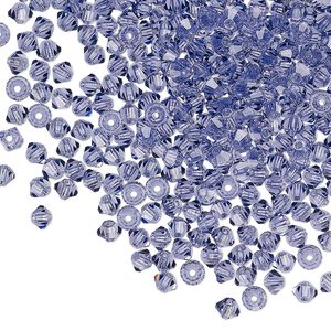 Bead 1440pk tanzanite, Preciosa Czech crystal 3mm bicone