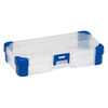 Organizer, acrylic and rubber, clear and blue, 5-1/2 x 2-3/4 x 1-1/4 inch rectangle, 5 compartments. Sold individually. image number 1