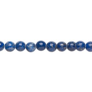 Lapis lazuli 1pkg1, round bead natural 15 inch 5mm