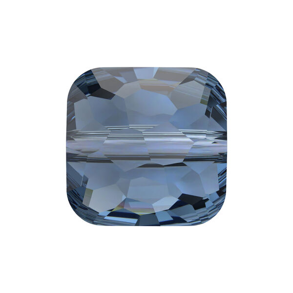 Bead 1pkg144 Montana, Swarovski®, 8mm puffed square 5035 image number 0