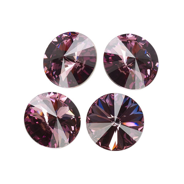 Chaton 4pk iris foil back, Crystal Passions® 14mm rivoli 1122 image number 0