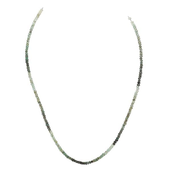 Emerald 1pkg1, hand-cut faceted rondelle bead 15.5-16 inch 3x2mm image number 0