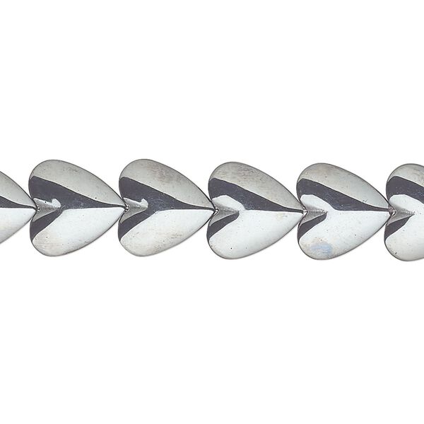 Hemalyke™ 1pkg1, heart bead 15.5-16 inch 10mm image number 0