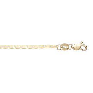 Chain 1pkg1 14Kt gold anchor, 1.7mm / lobster claw clasp, Gossamer™ 18 inch