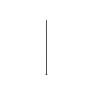Head pin, gunmetal-plated brass, 1 inch, 24 gauge. Sold per pkg of 100.