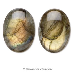 Labradorite 1pkg1, calibrated oval cab natural 30x22mm
