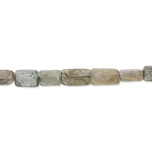 Labradorite 1pkg1, hand-cut rectangle bead natural 15.5-16 inch 7x5mm