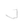 Earring leverback 1pkg2 sterling silver, 14.5mm, rectangle, 19 gauge image number 1