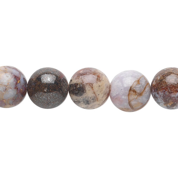 Bead, pietersite (natural), 10mm round, B grade, Mohs hardness 6-1/2 to 7. Sold per 15-1/2" to 16" strand. image number 0