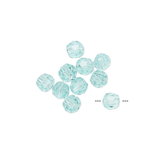 Bead 12pk antique green, Asfour Crystal 5mm faceted round image number 0