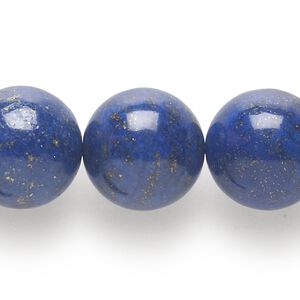 Lapis lazuli 1pkg1, round bead 15 inch 18mm