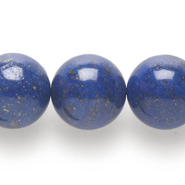 Lapis lazuli 1pkg1, round bead 15 inch 18mm image number 0