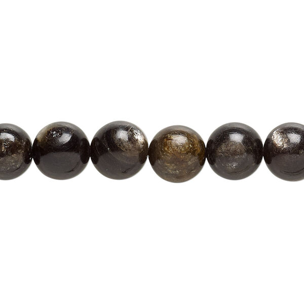 Bead, mica (coated), 8mm hand-cut round, B grade, Mohs hardness 2. Sold per 15-1/2" to 16" strand. image number 0