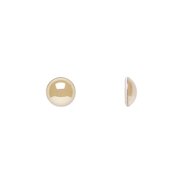 Cabochon 36pk crystal golden shadow, Crystal Passions® 7.07-7.27mm hotfix SS34 2080/4 image number 0