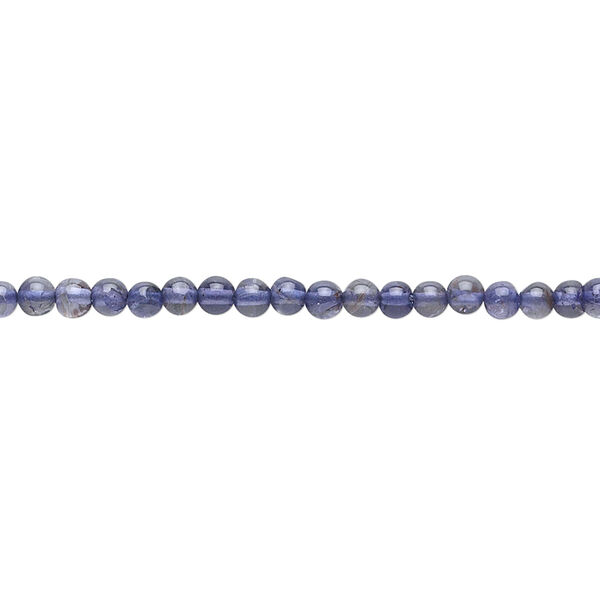 Iolite 1pkg1, hand-cut round bead 15.5-16 inch 2mm image number 0