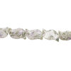 Peace "jade" 1pkg1, wavy curve bead natural, 15 inch 40x26mm-41x27mm image number 1