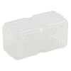 Organizer, Dot Box™, plastic, clear, 2-1/2 x 1-1/4 x 1-1/4 inch rectangle with pop-up lid. Sold per pkg of 2. image number 2