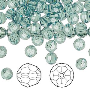 Bead 360pk erinite, Swarovski® 6mm round 5000