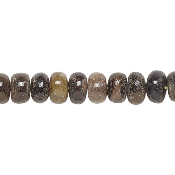 Multi-sapphire 1pkg1, hand-cut rondelle bead 14 inch 8x4mm-8x6mm image number 0