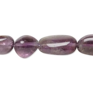 Amethyst 1pkg1, nugget bead natural 14 inch small