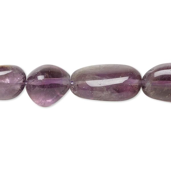 Amethyst 1pkg1, nugget bead natural 14 inch small image number 0