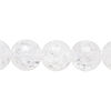 Ice flake quartz 1pkg1, round bead 15.5-16 inch 12mm image number 0